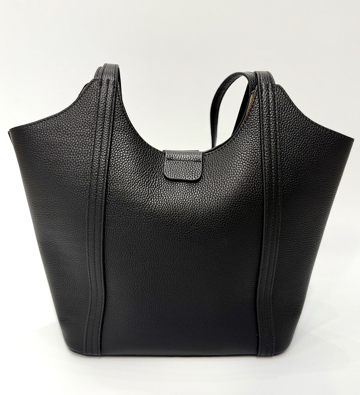 6734091778_karkasnaya-sumka-shopper-iz-1.jpg Каркасна сумка-шопер з натуральної шкіри m.8683 - Зображення 1