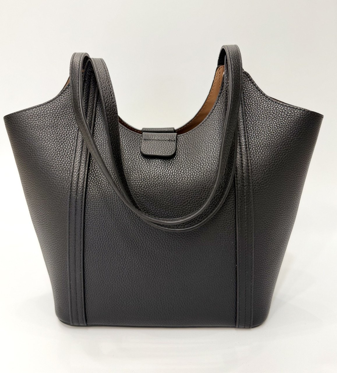6734091779_karkasnaya-sumka-shopper-iz-1.jpg Каркасна сумка-шопер з натуральної шкіри m.8683 - Зображення 3